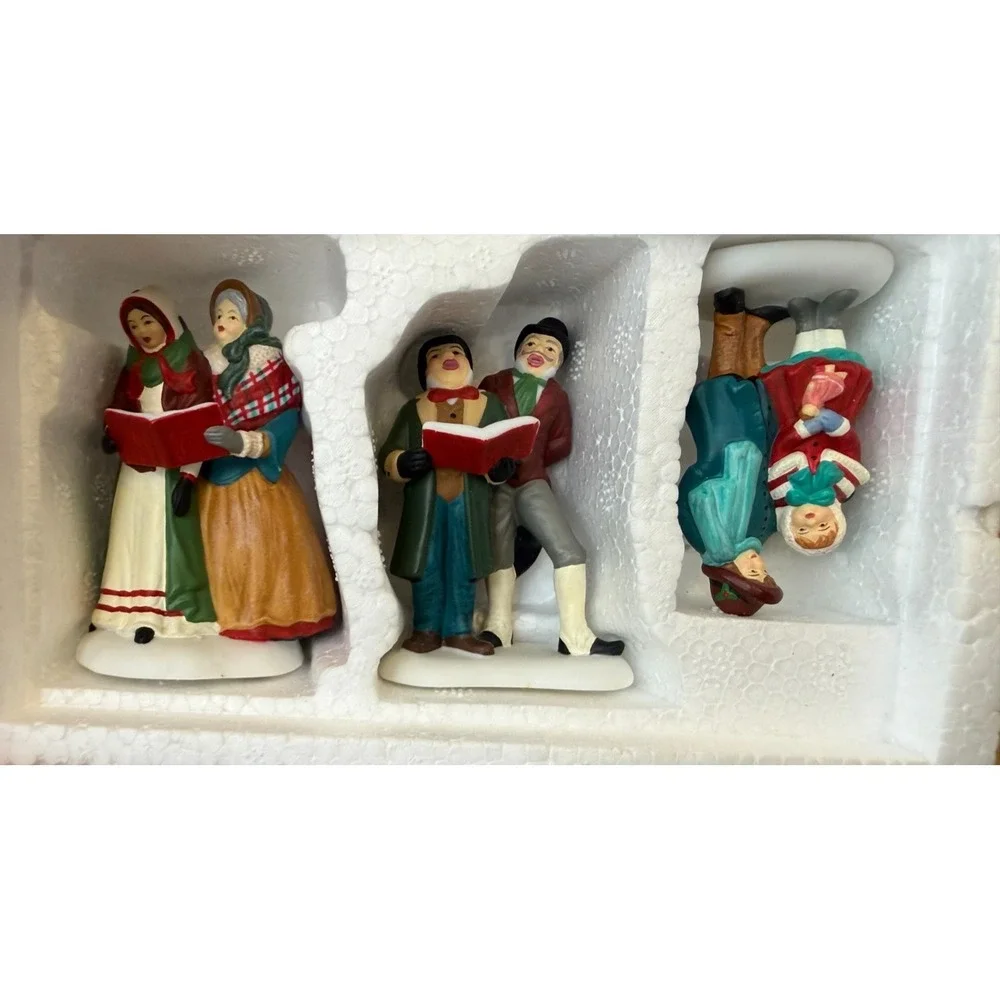 Dept 56 Heritage Village Christmas Carolers Set of 3 Dickens Village Accessory